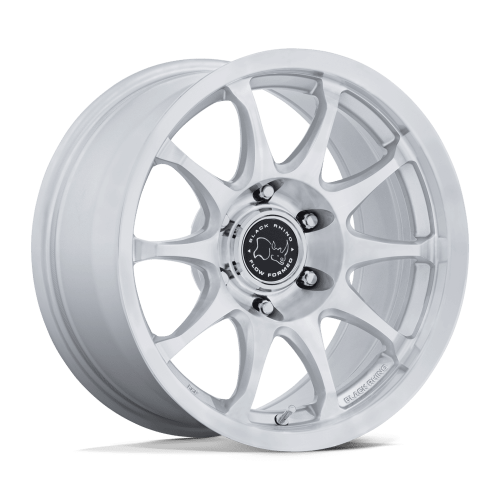 Black Rhino Br038 Ronin Gloss Silver w/ Machined Face