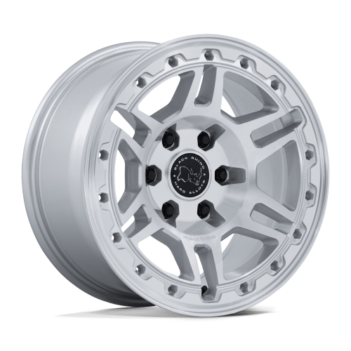 Black Rhino Br039 Vanguard Gloss Silver W/ Machined Face