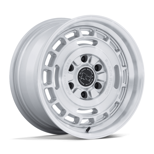 Black Rhino Br600 Vagabond Gloss Silver w/ Machined Face