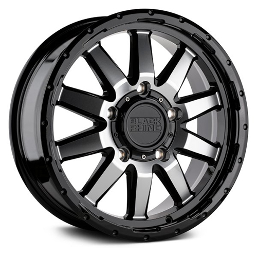 Black Rhino Excursion Gloss Black W/ Milled Spokes - Part Number 1880ECN386130B84 Black Rhino Excursion Gloss Black W/ Milled Spokes Photo
