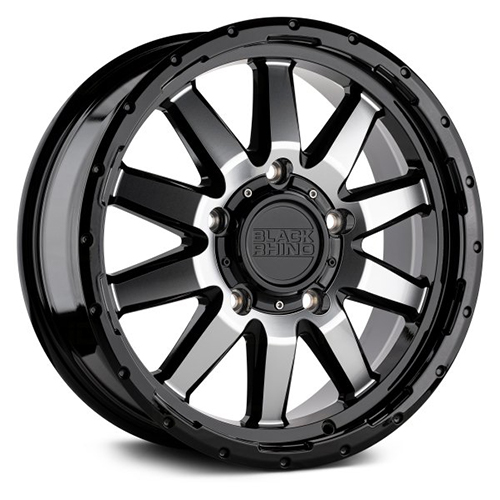 Black Rhino Excursion Gloss Black W/ Milled Spokes Photo