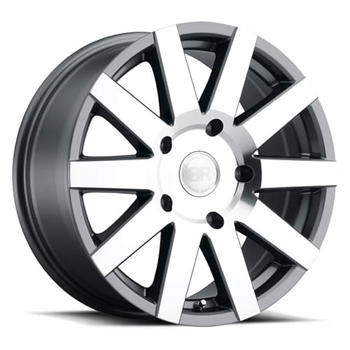 Black Rhino Journey Gunmetal W/ Mirror Cut Face - Part Number 1675JRN456130G84 Black Rhino Journey Gunmetal W/ Mirror Cut Face Photo