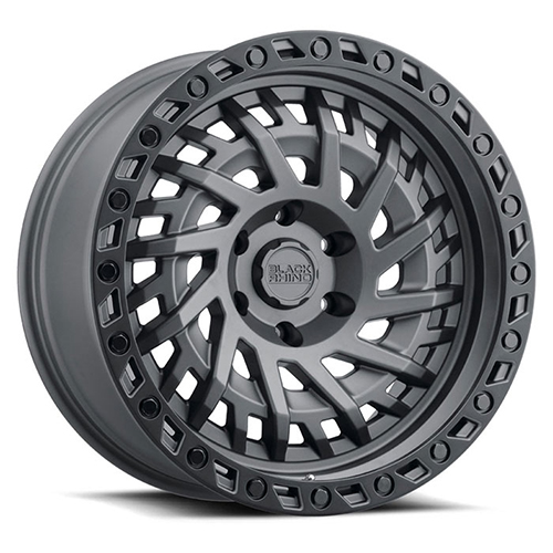 Black Rhino Shredder Matte Gunmetal W/ Black Lip - Part Number 1895SHD126140G12 Black Rhino Shredder Matte Gunmetal W/ Black Lip Photo