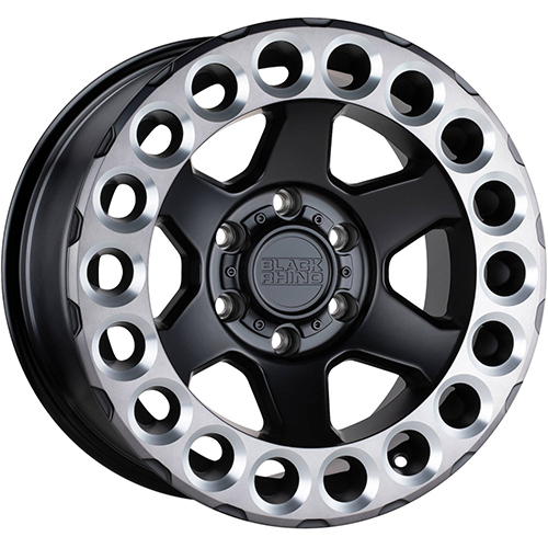 Black Rhino Odessa Matte Black W/ Machined Tint Lip - Part Number 2095ODA025127F71 Black Rhino Odessa Matte Black W/ Machined Tint Lip Photo