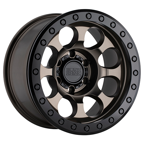 Black Rhino Riot Beadlock Matte Bronze W/ Black Bolts - Part Number 1785RIT006140Z12 Black Rhino Riot Beadlock Matte Bronze W/ Black Bolts Photo