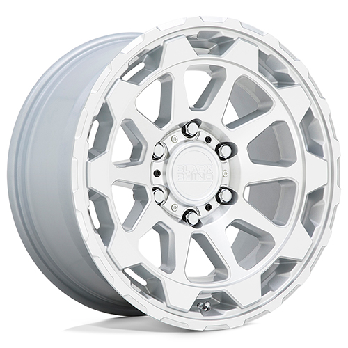 Black Rhino Rotor Gloss Silver W/ Mirror Cut Face - Part Number 2090RTR125150S10 Black Rhino Rotor Gloss Silver W/ Mirror Cut Face Photo