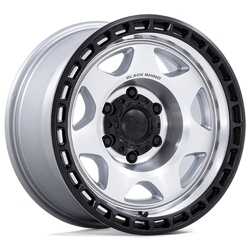 Black Rhino Voyager Silver W/ Machined Face & Matte Black Lip