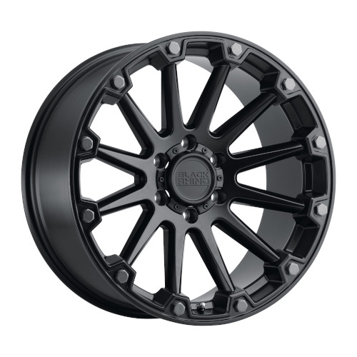 Black Rhino Pinnacle Gloss Black W/ Gunmetal Bolts - Part Number 1890PNC126135M87 Black Rhino Pinnacle Gloss Black W/ Gunmetal Bolts Photo
