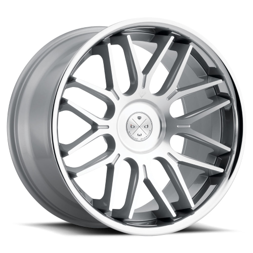 Blaque Diamond Bd-27 Silver Machined w/ Stainless Lip