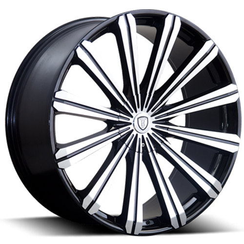 Borghini B18 Black Machined w/ Aluminum Cap - Part Number B18875063+38BM Borghini B18 Black Machined w/ Aluminum Cap Photo