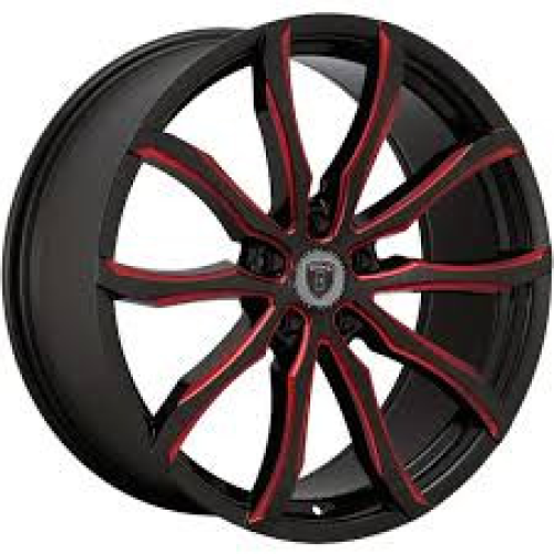 Borghini Bw32 Black w/ Red Milling - Part Number WBWW032S11O23P012F454C15 Borghini Bw32 Black w/ Red Milling Photo