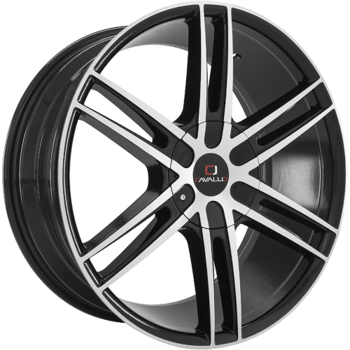 Cavallo CLV-20 Gloss Black W/ Machined Face - Part Number CLV-202490BLANK+38BM-DT6132/139 Cavallo CLV-20 Gloss Black W/ Machined Face Photo