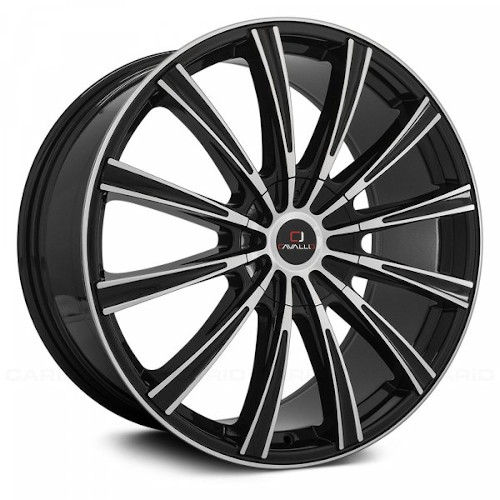 Cavallo CLV-23 Gloss Black W/ Machined Face - Part Number CLV-23208551101143+35BM Cavallo CLV-23 Gloss Black W/ Machined Face Photo