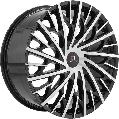 Cavallo CLV-30 Gloss Black W/ Machined Face - Part Number CLV-30229561351397+25BM Cavallo CLV-30 Gloss Black W/ Machined Face Photo