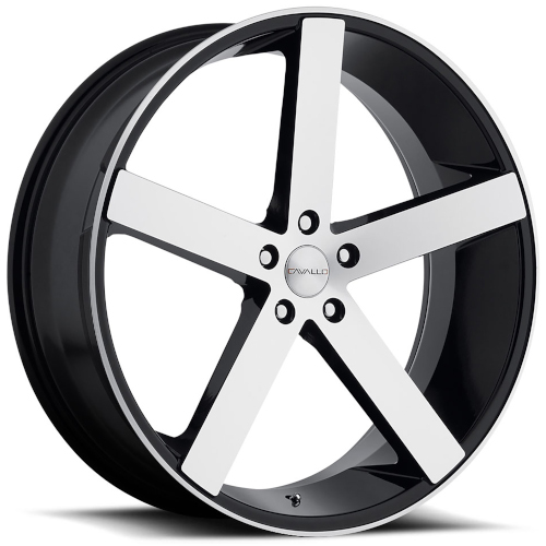 Cavallo CLV-5 Gloss Black W/ Machined Face - Part Number CLV-52085BLANK+15BM Cavallo CLV-5 Gloss Black W/ Machined Face Photo