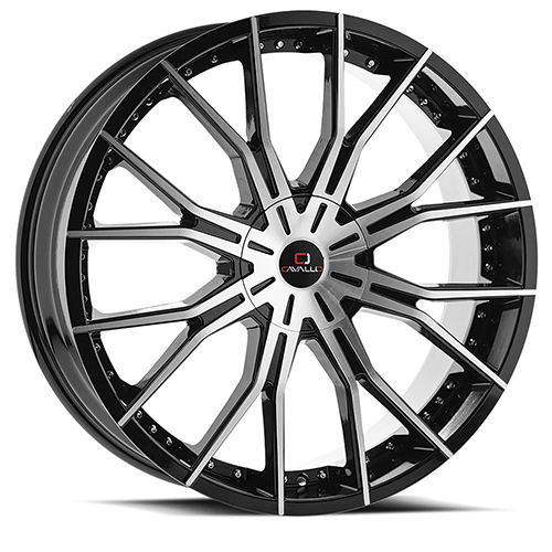 Cavallo CLV-36 Gloss Black - Part Number CLV-36249051151397+18GB Cavallo CLV-36 Gloss Black Photo