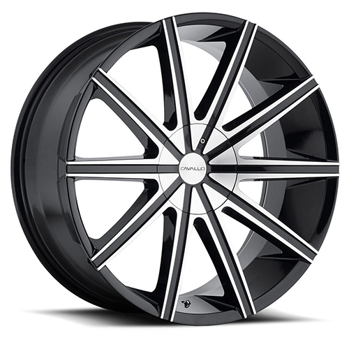 Cavallo CLV-9 Gloss Black Machined - Part Number CLV-9208551143120+35BM Cavallo CLV-9 Gloss Black Machined Photo