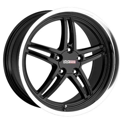 Cray Scorpion Gloss Black W/ Chrome Lip - Part Number 1790CRS505121B70 Cray Scorpion Gloss Black W/ Chrome Lip Photo