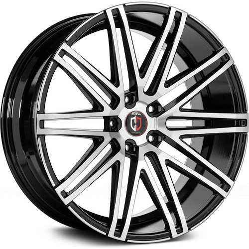 Curva Concepts C48 Black Machined Face - Part Number C48-221051124066BMF Curva Concepts C48 Black Machined Face Photo