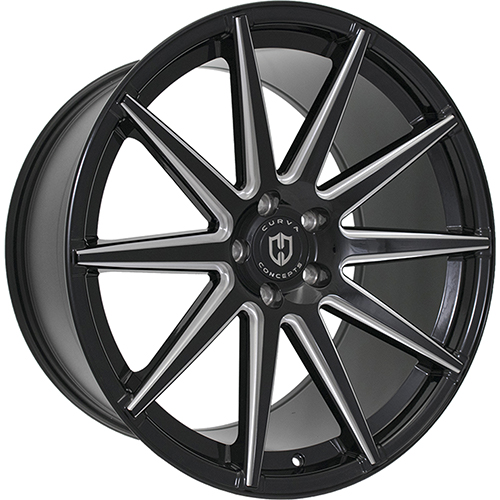 Curva Concepts C49 Black Milled Window - Part Number C49-201051124066BMW Curva Concepts C49 Black Milled Window Photo