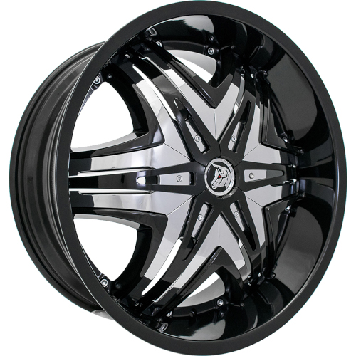 Diablo Elite Black W Chrome Inserts - Part Number DE-3016D593087B-1 Diablo Elite Black W Chrome Inserts Photo
