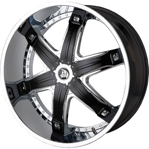 Diablo Fury Chrome W Black Inserts - Part Number FUR-24151501273 Diablo Fury Chrome W Black Inserts Photo