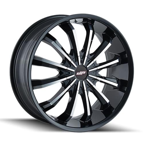 Dip Fusion D40 Gloss Black W/ Machined Face - Part Number D40-24937B Dip Fusion D40 Gloss Black W/ Machined Face Photo