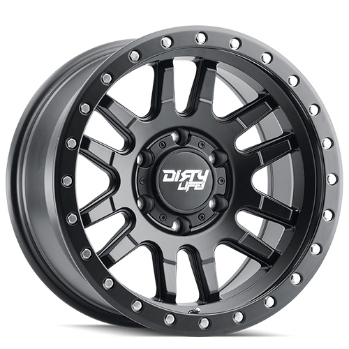 Dirty Life Canyon Pro 9309 Matte Black W/ Simulated Ring - Part Number 9309-7973MB38 Dirty Life Canyon Pro 9309 Matte Black W/ Simulated Ring Photo