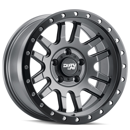 Dirty Life Canyon Pro 9309 Satin Graphite W/ Simulated Ring - Part Number 9309-7973MGT12 Dirty Life Canyon Pro 9309 Satin Graphite W/ Simulated Ring Photo
