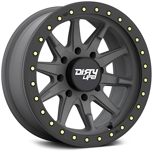 Dirty Life DT-2 Matte Gunmetal W/ Simulated Beadlock Photo