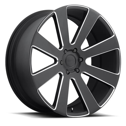 Dub 8 Ball S187 Black W/ Milled Spokes - Part Number S187260077+30 Dub 8 Ball S187 Black W/ Milled Spokes Photo