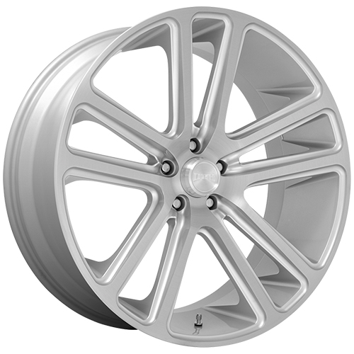 Dub Flex S257 Gloss Silver Brushed Face - Part Number S257260089+30 Dub Flex S257 Gloss Silver Brushed Face Photo