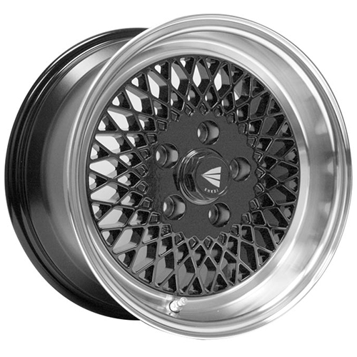 Enkei Enkei92 465 Black W/ Machined Lip - Part Number 465-570-4938BK Enkei Enkei92 465 Black W/ Machined Lip Photo