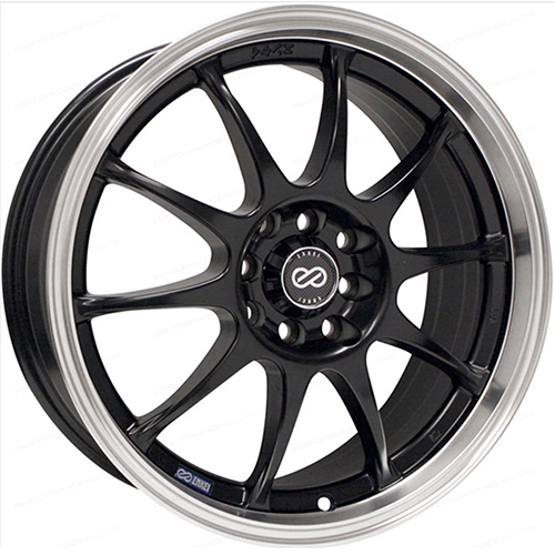 Enkei J10 409 Black W/ Machined Lip - Part Number 409-565-01BK Enkei J10 409 Black W/ Machined Lip Photo