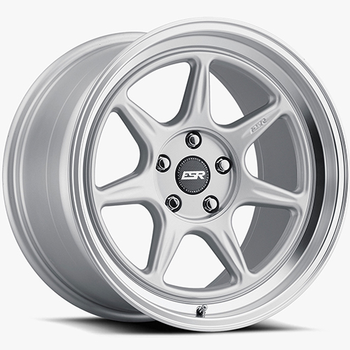 ESR CR7 Hyper Silver W/ Machined Lip - Part Number 89551422 CR7HS-ML 5X112 ESR CR7 Hyper Silver W/ Machined Lip Photo
