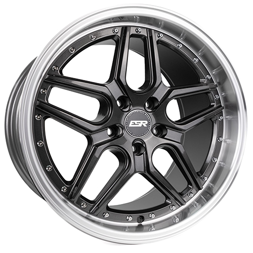 ESR CS15 Graphite W/ Machined Lip - Part Number 80551415 CS15GR-ML 5X115 ESR CS15 Graphite W/ Machined Lip Photo