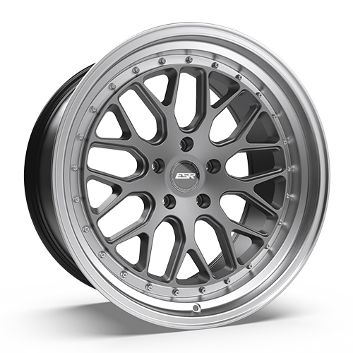 ESR CS1 Matte Graphite W/ Machined Lip - Part Number 80551422 CS01MGR-ML 5X120 ESR CS1 Matte Graphite W/ Machined Lip Photo