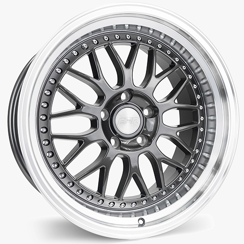 ESR SR01 Gunmetal W/ Machined Lip - Part Number 88511130 SR01GM-ML 5X112 ESR SR01 Gunmetal W/ Machined Lip Photo