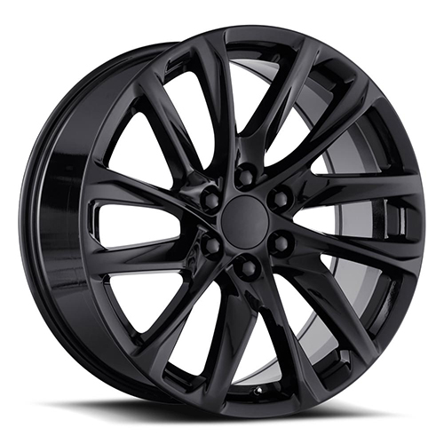 Factory Reproductions FR 98 Escalade 12 Spoke Gloss Black - Part Number 98290286502 Factory Reproductions FR 98 Escalade 12 Spoke Gloss Black Photo