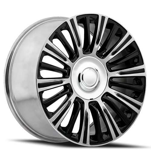 Factory Reproductions FR 91 Escalade Platinum Gloss Black W/ Polished Accents - Part Number 91290286519 Factory Reproductions FR 91 Escalade Platinum Gloss Black W/ Polished Accents Photo