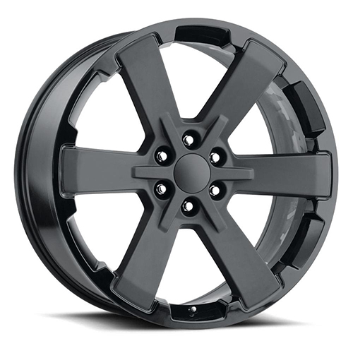 Factory Reproductions FR 45 GMC Dual Six Star Gloss Black W/ Satin Black Face - Part Number 45290246528 Factory Reproductions FR 45 GMC Dual Six Star Gloss Black W/ Satin Black Face Photo