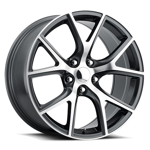 Factory Reproductions FR 75 Jeep Trackhawk Gloss Gray W/ Machined Face - Part Number 75010505010 Factory Reproductions FR 75 Jeep Trackhawk Gloss Gray W/ Machined Face Photo