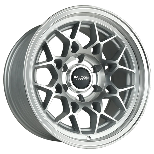 Falcon Wheels TX3 Evo Silver W/ Machine Face & Lip Photo