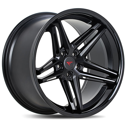 Ferrada CM1 Matte Black With Gloss Black Lip - Part Number CM120115130MB50 Ferrada CM1 Matte Black With Gloss Black Lip Photo