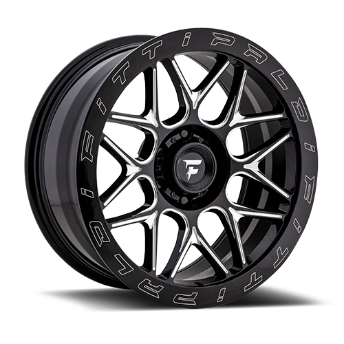 Fittipaldi Offroad FTF02 X-Trail Black W/ Milled Spokes - Part Number FTF02-20906135P06BM Fittipaldi Offroad FTF02 X-Trail Black W/ Milled Spokes Photo