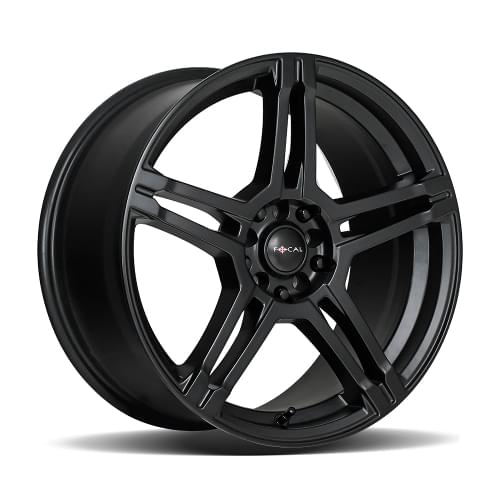 Focal F-51 451 Gloss Black W/ Milled Spokes - Part Number 451-6703SB+40 Focal F-51 451 Gloss Black W/ Milled Spokes Photo