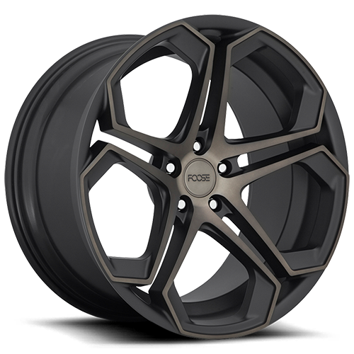 Foose Impala F168 Matte Black W/ Machined Face DDT - Part Number F168200565+40 Foose Impala F168 Matte Black W/ Machined Face DDT Photo