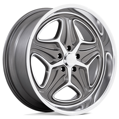 Foose Merlot F172 Anthracite Machined - Part Number F17222906155 Foose Merlot F172 Anthracite Machined Photo