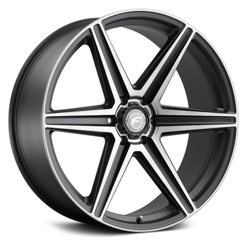 Forgestar X6 Satin Black Machined DDT - Part Number F01240089P25 Forgestar X6 Satin Black Machined DDT Photo