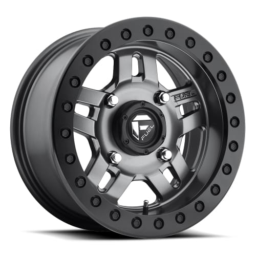Fuel UTV Anza D918 Anthracite W/ Black Ring Beadlock - Part Number D9181470A544 Fuel UTV Anza D918 Anthracite W/ Black Ring Beadlock Photo